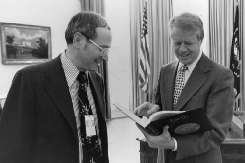 Mit Frank Press Jimmy Carter 01.jpg