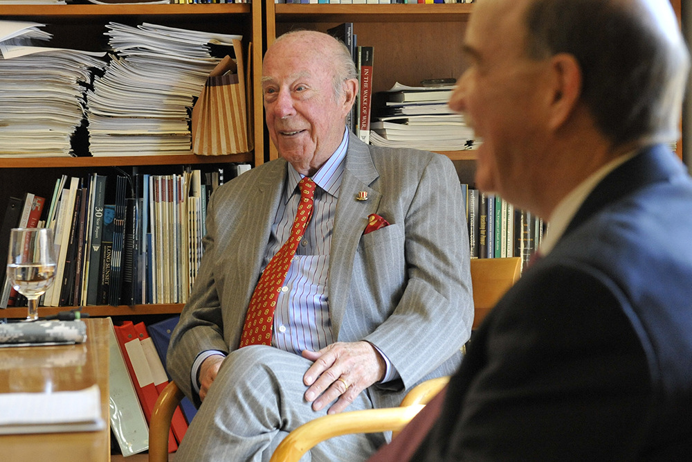 George Shultz PhD ’49, renowned statesman and former professor, dies at 100