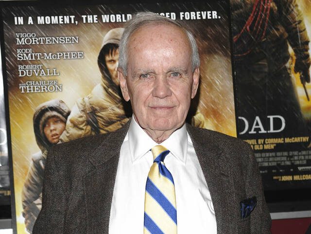 Author Cormac McCarthy attends the premiere of ‘The Road’ in New York.