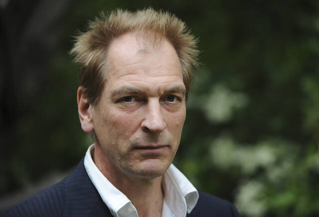 Actor Julian Sands attends the ‘Forbidden Fruit’ readings from banned works of literature in Beverly Hills, Calif.