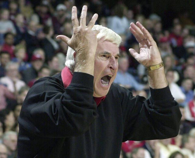 Bob Knight, Indiana’s combustible coaching giant, dies at 83