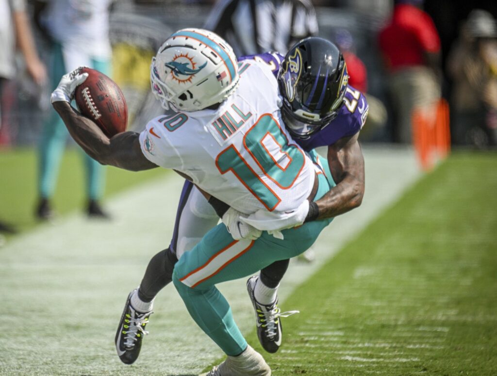 Mike Preston: Ravens defense facing tough challenge vs. Dolphins, a track team in shoulder pads | COMMENTARY