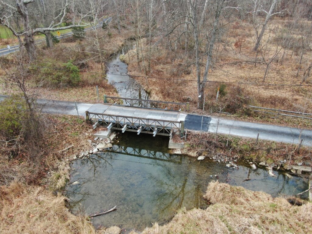 Babylon Road bridge over Silver Run in Taneytown