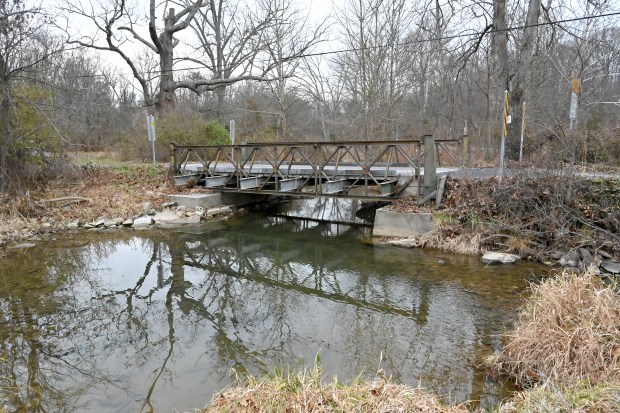 Dec. 1, 2023: Board of Carroll County Carroll County Commissioners meeting Thursday, discussed the possible closing of the bridge at Babylon Road, looking north-east, near Kump Station Road. County officials are considering replacing the Babylon Road bridge with something new and safer. The bridge crosses over Silver Run in northwestern Carroll County. (Jeffrey F. Bill/Staff)