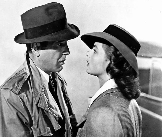 **FILE**Ingrid Bergman with Humphrey Bogart in a scene from the classic 1942 film 