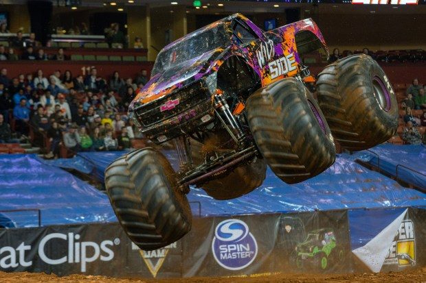 Monster Jam has a show at CFG Bank Arena on Jan. 19-21. This is Wild Side. (Feld Entertainment/Handout photo)