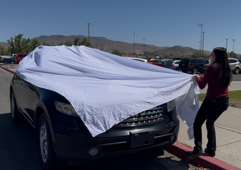 Ted Rupert and Wa She Shu Foundation donate car to Carson High Student