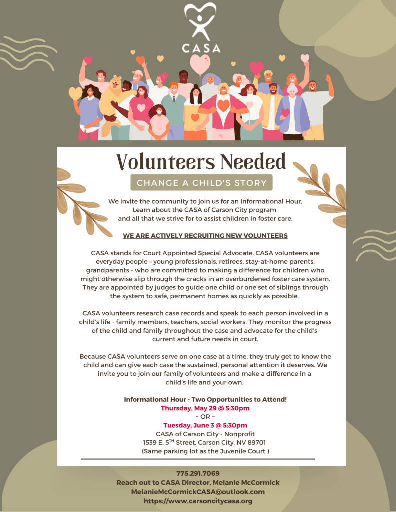 TONIGHT: CASA volunteers needed, two dates available