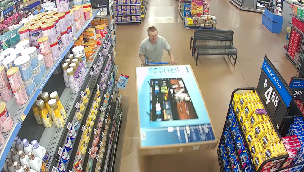 Video: Carson City Sheriff’s Office asks for help identifying TV, merchandise thief