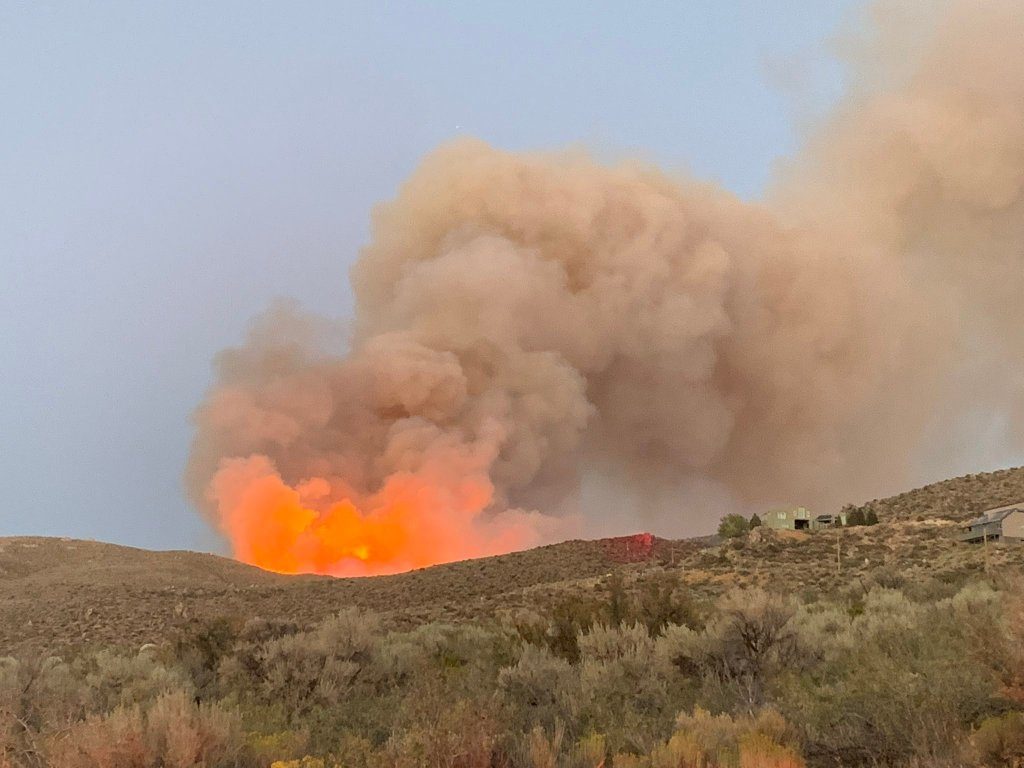 Rancho Fire burning north of Reno reaches 1,000 acres