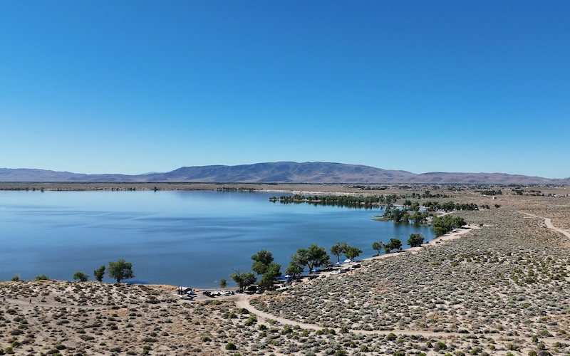 Lyon County Search and Rescue look for missing swimmer at Lahontan Reservoir