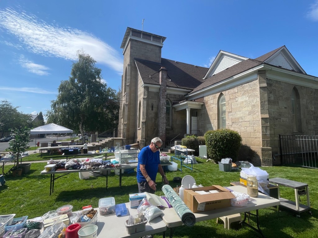 Anyone for foosball? Carson City Methodist Church cleans out basement for yard sale