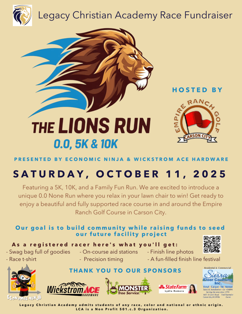 Registration open for The Lions Run fundraiser at Carson City’s Empire Ranch Golf Course