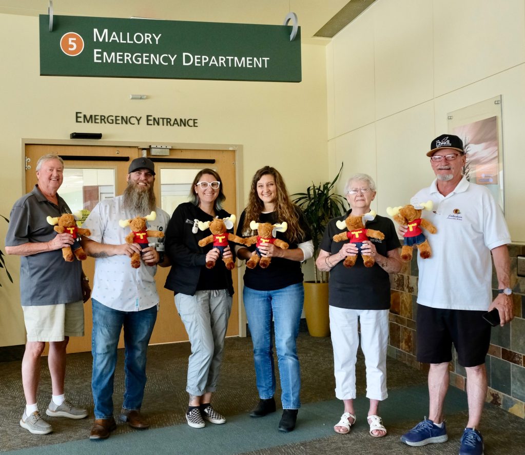 Carson City Moose Lodge no. 2709 Donates Tommy Moose Dolls to Carson-Tahoe Emergency Department for Children in the ER