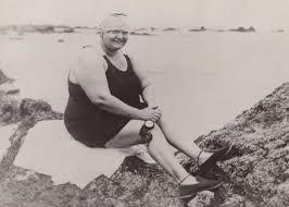 Pine Nuts: Myrtle Huddleston was first to swim across Lake Tahoe