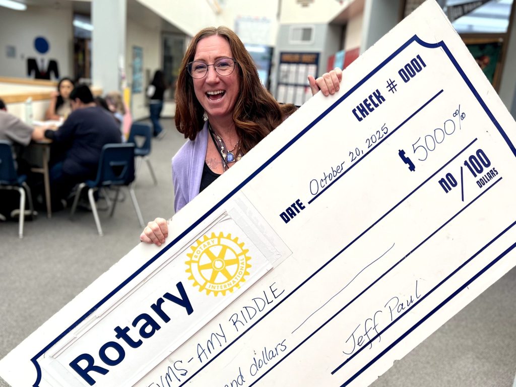 Rotary Club of Carson City awards Eagle Valley teacher $5K grant for water monitoring station