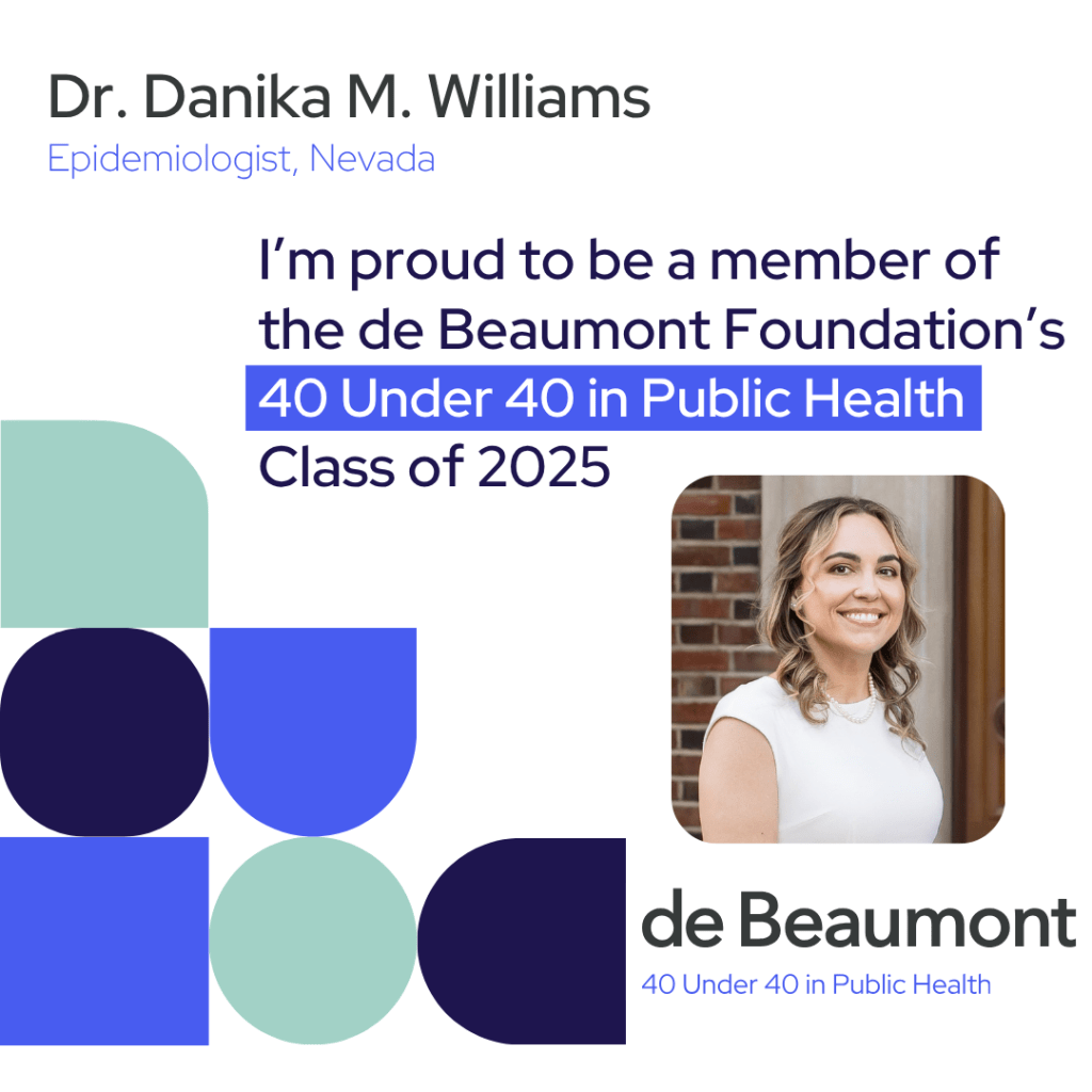 Carson High Graduate Dr. Danika Williams recognized nationally as a Leader in Public Health