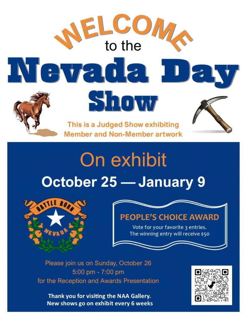 2025 Nevada Day Show: Call for Artists