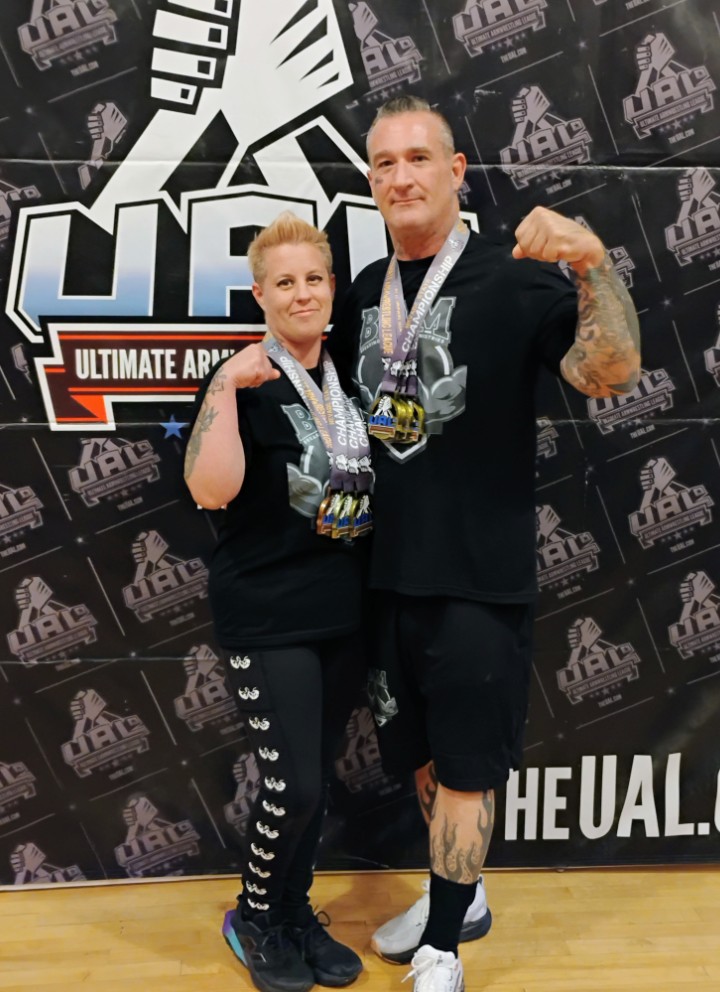Carson City couple bring home multiple 1st place medals from Nevada State Arm Wrestling Championship