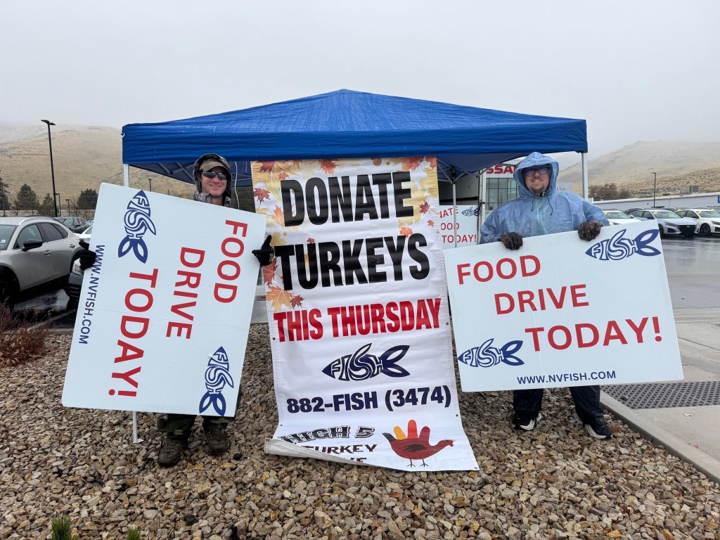 Donors give 131 turkeys, nearly $2,500 at Carson City’s High Five Turkey Drive