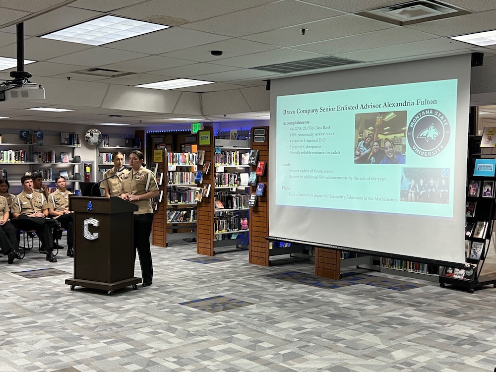 Carson High NJROTC unit completes annual Area Managers Inspection